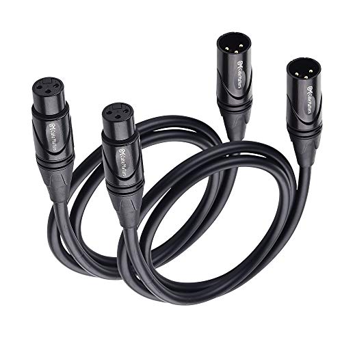 Product Cover Cable Matters 2-Pack Premium XLR to XLR Microphone Cable 3 Feet