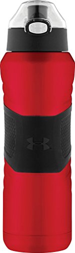 Product Cover Under Armour Dominate 24 Ounce Stainless Steel Water Bottle, Matte Red