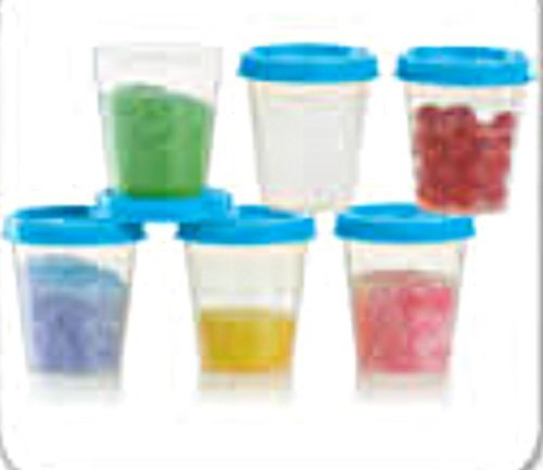 Product Cover Tupperware Classic Sheer Midgets Set in Salt Water Taffy/Blue