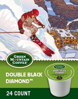 Product Cover Green Mountain Coffee Double Black Diamond K-Cups for Keurig Brewers - 24 ct - 2 pk