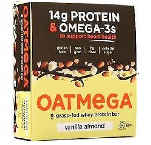 Product Cover Oatmega Wellness Bars - Vanilla Almond Crisp - 12 ct, 21.6 oz