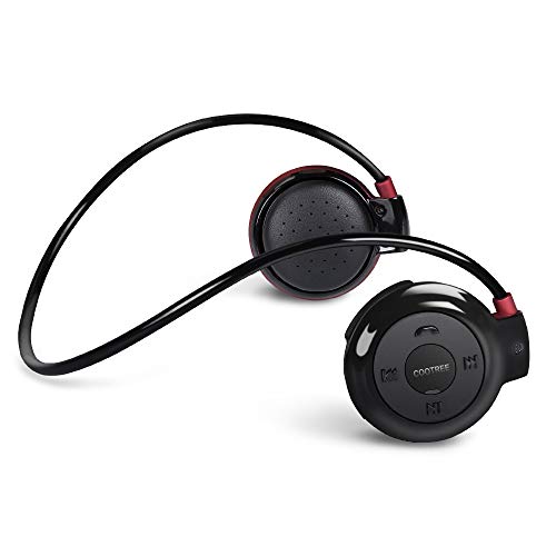 Product Cover Cootree Wireless Headphone Sport Headset Water Resistant with Microphone Black/Red