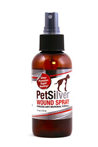 Product Cover PetSilver 50 ppm Wound Spray with New Chelated Silver for Cats, Dogs and Horses
