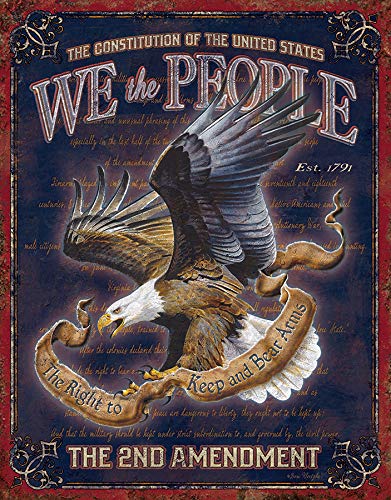 Product Cover Desperate Enterprises We The People - 2nd Amendment Tin Sign, 12.5