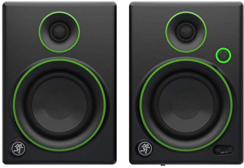 Product Cover Mackie Creative Reference Multimedia Monitor (Set of 2), Black w/green trim, 4-inch (CR4 (Pair))