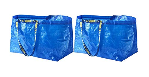 Product Cover IKEA FRAKTA Carrier Bag, Blue, Large Size Shopping Bag 2 Pcs Set