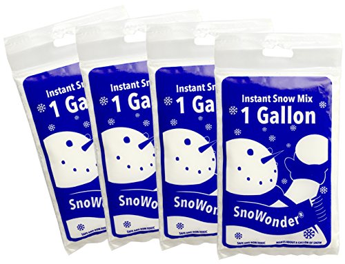 Product Cover SnoWonder Instant Snow Fake Artificial Snow, Also Great for Making Cloud Slime - Mix Makes 4 Gallons of Fake Snow