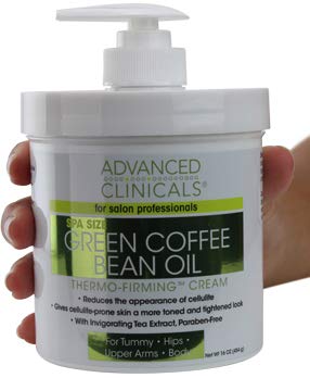 Product Cover Advanced Clinicals Green Coffee Bean Oil Thermo-firming Cream (16oz)