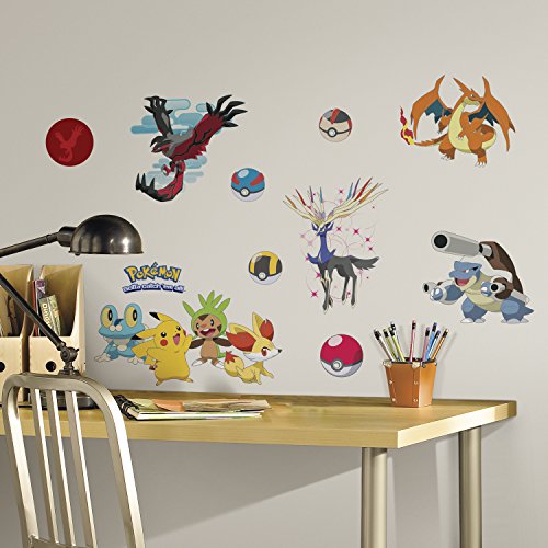 Product Cover RoomMates Pokemon XY Peel And Stick Wall Decals - RMK2625SCS