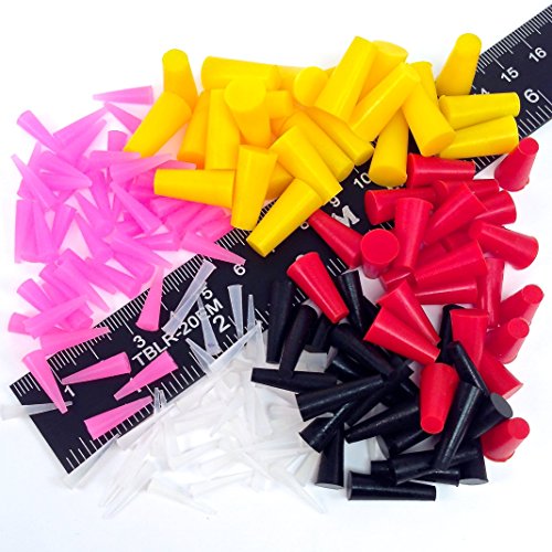 Product Cover 175 Piece Powder Coating Plugs High Temp Silicone Rubber Tapered Stopper Kit