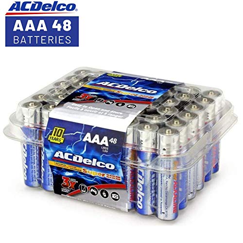 Product Cover ACDelco AAA Super Alkaline Batteries in Reclosable Package, 48 Count