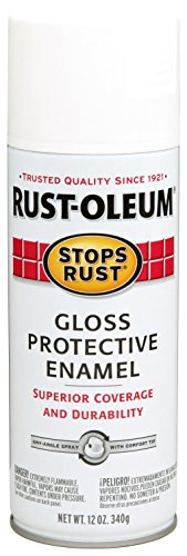 Product Cover Rust-Oleum 7792830-6PK Stops Rust Spray Paint, 12-Ounce, Gloss White, 6-Pack 