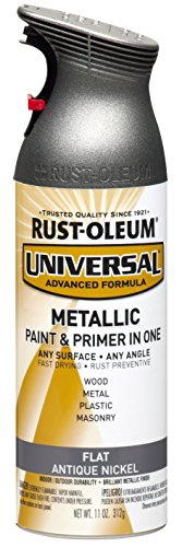 Product Cover Rust-Oleum 271474 Spray-Paints, 1 Pack, Flat Metallic Antique Nickel