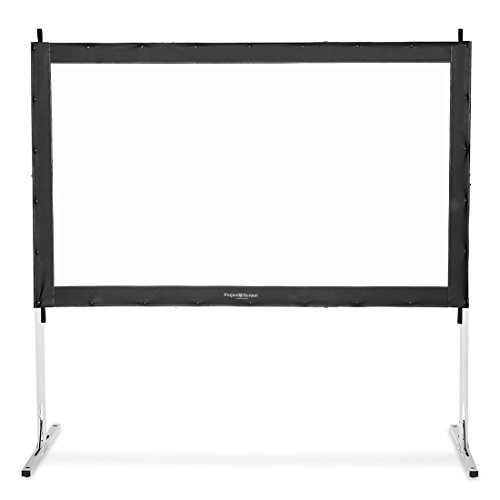 Product Cover Visual Apex Projector Screen 132HD Portable Indoor/Outdoor Movie Theater Fast-Folding Projector Screen with Stand Legs and Carry Bag HD4K 16:9 format