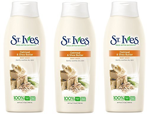Product Cover St Ives Body Wash 24 Ounce Oatmeal & Shea Butter (709ml) (3 Pack)