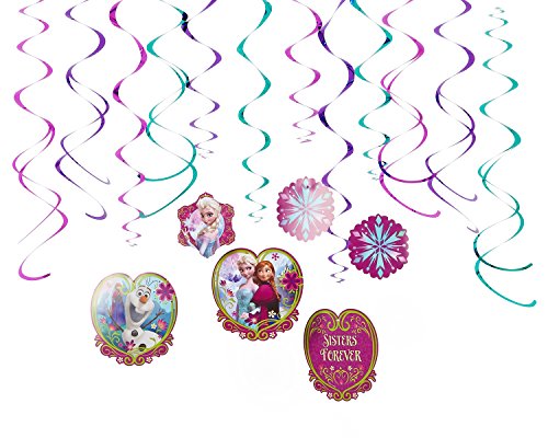 Product Cover American Greetings Frozen Hanging Swirl Decorations, 12-Count