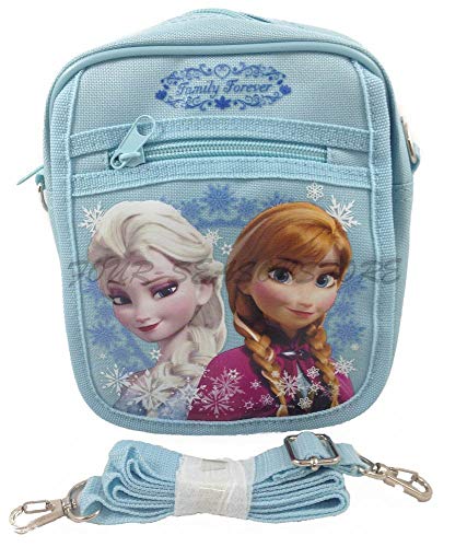 Product Cover Disney Frozen Queen Elsa Camera Bag Case Little Girl Bag Handbag Licensed - Baby Blue