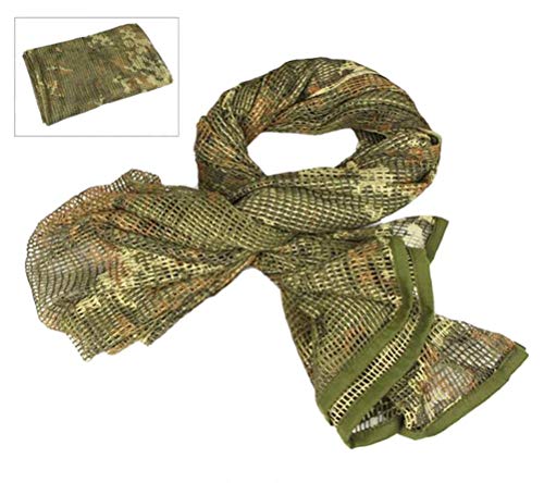 Product Cover LOOGU Camouflage Netting, Tactical Mesh Net Camo Scarf for Wargame,Sports & Other Outdoor Activities