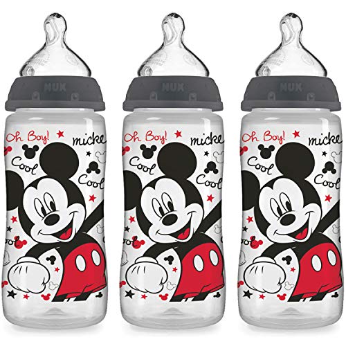 Product Cover NUK Disney Baby Bottle, Mickey Mouse, 10 Ounce (Pack of 3)