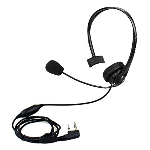 Product Cover Retevis Two Way Radio Earpiece with Mic Noise Cancelling Headset for Kenwood Retevis RT21 RT22 RT27 Baofeng UV-5R UV-82 BF-F8HP Walkie Talkie (1 Pack)