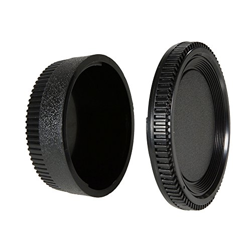 Product Cover CamDesign Camera Body Cap & Rear Lens Cover Compatible with Nikon D3 D4 Df D300 D750 D700 D800 D610 D600 D70,D70S D80 D90 D3500 D3400 D3300 D3200 D3100 D5600 D5500 D5100 D5200 D5300 D7000 D7100 D7200