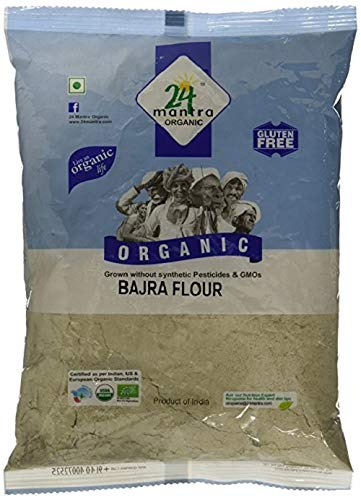 Product Cover 24 Mantra Organic Bajra (Pearl Millet) Flour (500g)