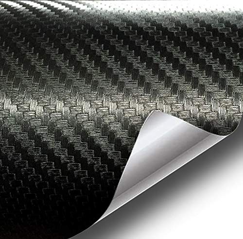Product Cover VViViD XPO Black Carbon Fiber 5ft x 1ft Car Wrap Vinyl Roll with Air Release Technology