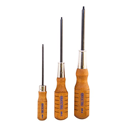 Product Cover Grace USA - Square Recess Screwdriver Set - SR3 - Gunsmithing - Screwdrivers - 3 piece - Gunsmith Tools & Accessories
