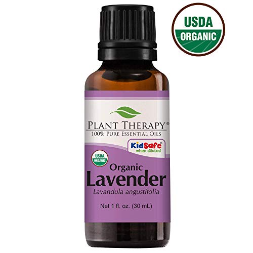 Product Cover Plant Therapy Lavender Organic Essential Oil 100% Pure, USDA Certified Organic, Undiluted, Natural Aromatherapy, Therapeutic Grade 30 mL (1 oz)