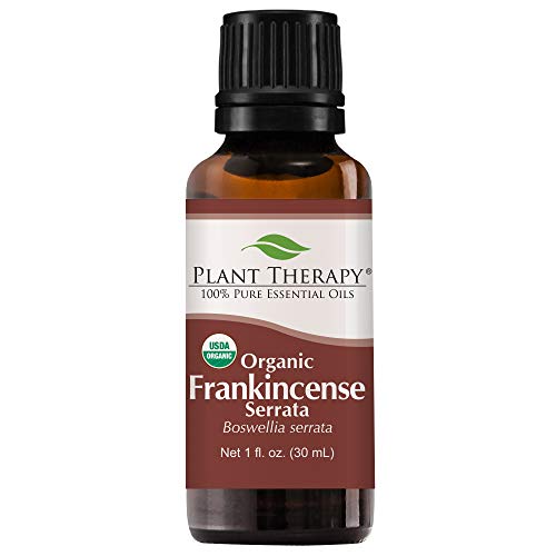 Product Cover Plant Therapy Frankincense Serrata Organic Essential Oil 100% Pure, USDA Certified Organic, Undiluted, Natural Aromatherapy, Therapeutic Grade 30 mL (1 oz)