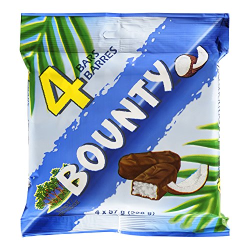 Product Cover Cadbury Bounty Chocolate 4 Pack 228g/10.15oz {Imported from Canada}