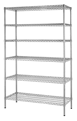 Product Cover Muscle Rack WS481872-Z  Steel Shelving Unit, 6 Shelf, 48