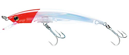 Product Cover Yo-Zuri Crystal 3D Minnow Floating Lure, Red Head, 3-1/2-Inch