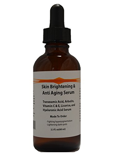 Product Cover Skin Brightening & Anti Aging Serum with Tranexamic Acid, Arbutin, Licorice, Hyaluronic Acid (2.3oz)