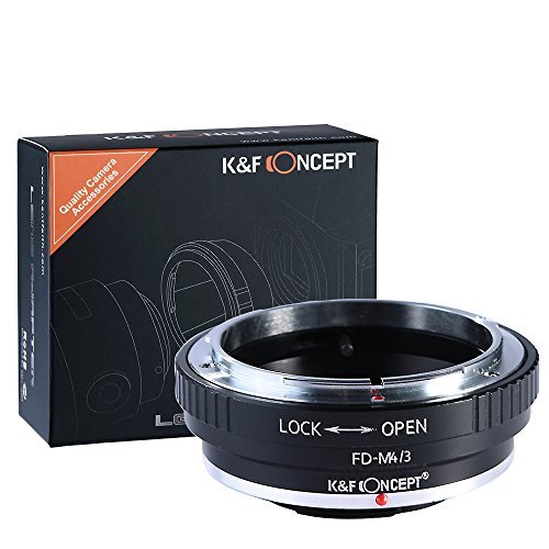 Product Cover K&F Concept Lens Mount Adapter Ring for Canon FD Lens to Micro Four Thirds M43 Olympus Pen and Panasonic Lumix Cameras