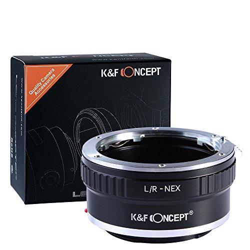 Product Cover K&F Concept Lens Mount Adapter for Leica R Mount Lens to Sony E-Mount NEX Body Adapter