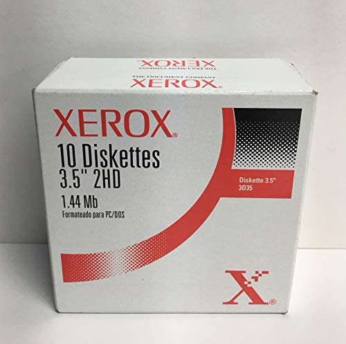 Product Cover Xerox 3.5 Micro Diskettes Formatted Double Sided High Density 10 Pack