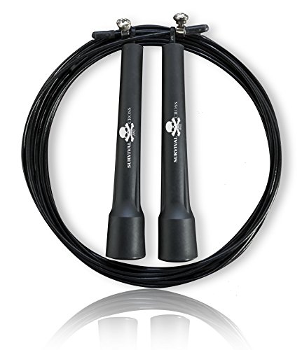 Product Cover Survival and Cross Jump Rope - Boxing MMA Fitness Training - Speed Adjustable - Sold by FMS International
