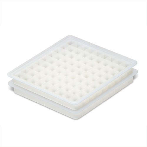 Product Cover Silicone Mini Cube Trays (Candy, Ice, Gummies, Baby Finger Foods) 2-Pack