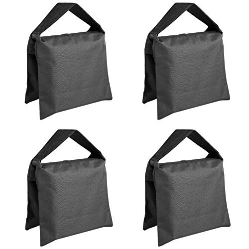 Product Cover Neewer Heavy Duty Photographic Sandbag Studio Video Sand Bag for Light Stands, Boom Stand, Tripod -4 Packs Set