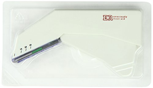 Product Cover Ever Ready First Aid Sterile Disposable Surgical Skin Stapler with 35 Preloaded Staples