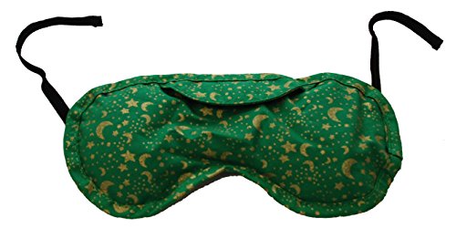 Product Cover Nature's Approach Aromatherapy Lavender Eye Pillow with Satin Backing Herbal Pack, Celestial Green