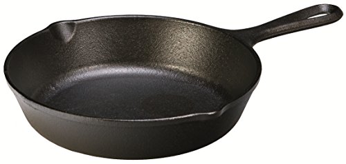 Product Cover Lodge H5SK Heat Enhanced and Seasoned Cast Iron Skillet, 8-Inch