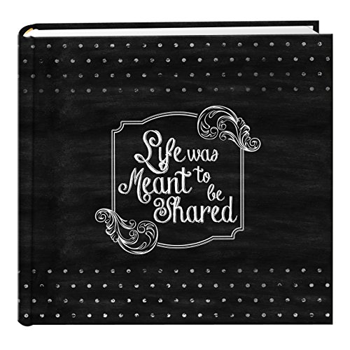Product Cover Pioneer Photo Albums EV-246CHLK/SH 200-Pocket Chalkboard Printed Shared Theme Photo Album for 4 by 6-Inch Prints