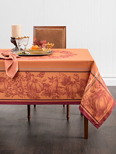 Product Cover Benson Mills Harvest Royalty Engineered Yarn Dyed Jacquard Tablecloth, 60 by 104-Inch