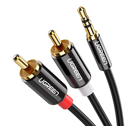 Product Cover UGREEN 3.5mm to 2RCA Audio Auxiliary Stereo Y Splitter Cable (10ft)