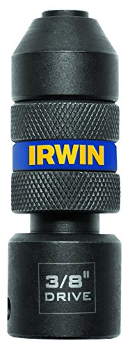 Product Cover IRWIN 1869512 Impact Performance Series Square Drive to Hex Shank Socket Adapter, 3/8-Inch Square to 1/4-Inch Hex
