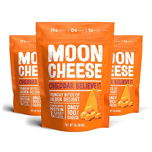 Product Cover Moon Cheese - 100% Natural Cheese Snack - Cheddar - 2 oz - 3 Pack