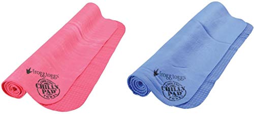 Product Cover Frogg Toggs Chilly Pad Cooling Towel,One Size,Hot Pink & Sky