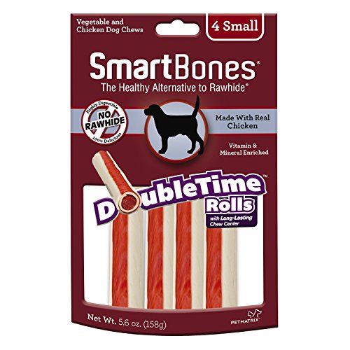 Product Cover SmartBones DoubleTime Rolls with Long-Lasting Chew Center, Chicken